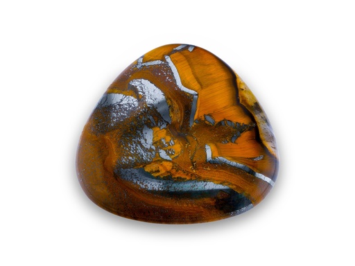 [ORNJ11533] Tiger Haematite 40mm Trilliant Cabochon AAA 