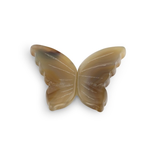 [ORNX3381] Agate Butterfly Wings 27-30mm Pair