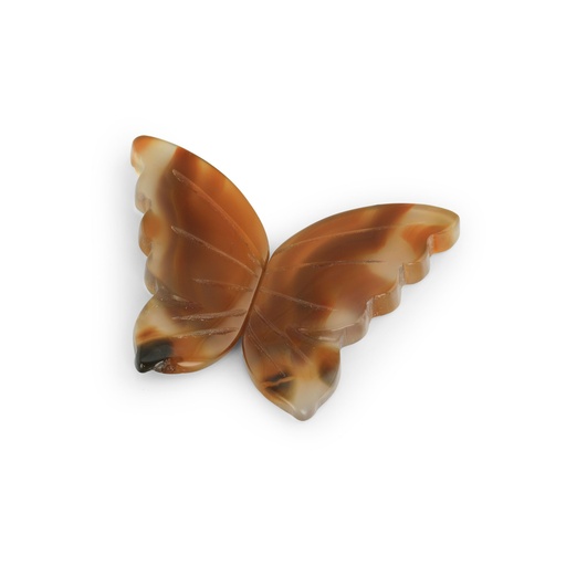 [ORNX3387] Agate Butterfly Wings 27-30mm Pair