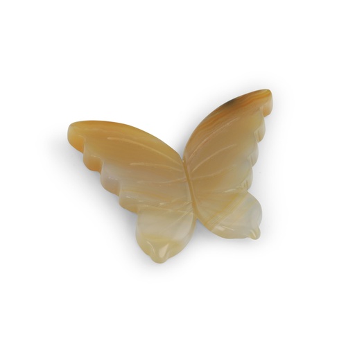 [ORNX3390] Agate Butterfly Wings 27-30mm Pair