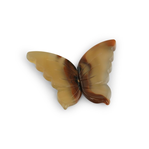 [ORNX3391] Agate Butterfly Wings 27-30mm Pair