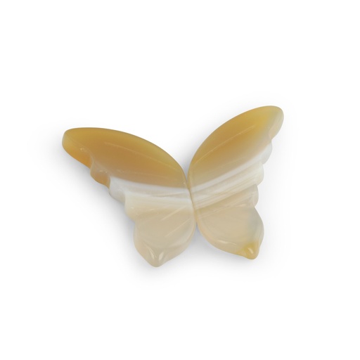 [ORNX3394] Agate Butterfly Wings 27-30mm Pair