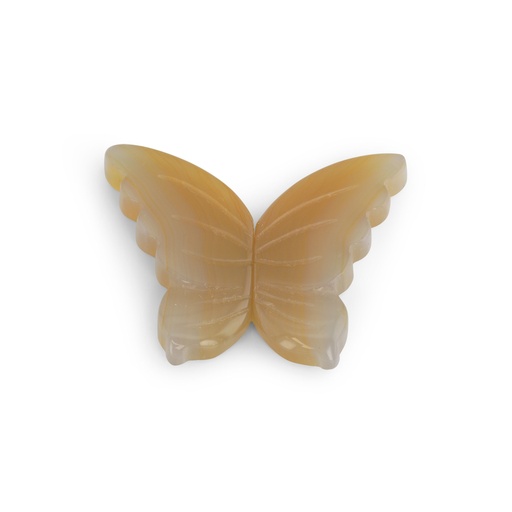 [ORNX3396] Agate Butterfly Wings 27-30mm Pair