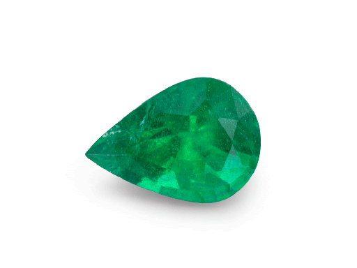 [EX3185] Emerald Zambian 7.1x5.1mm Pear Shape