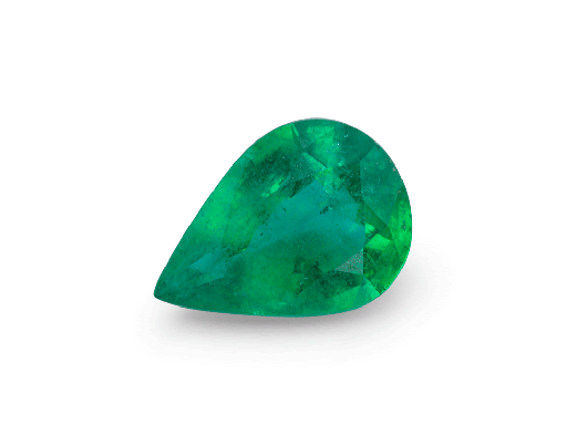 [EX3186] Emerald Zambian 7x5mm Pear Shape