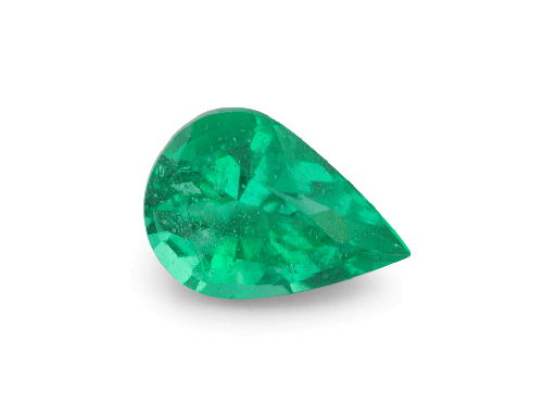 [EX3193] Emerald Zambian 7.1x5mm Pear Shape