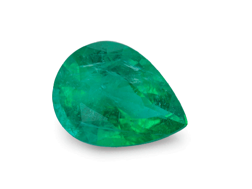 [EX3209] Emerald Zambian 7.9x6mm Pear Shape