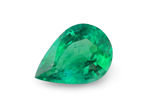 [EX3213] Zambian Emerald 8.1x5.8mm Pear Shape