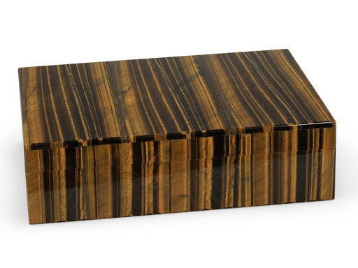 [ORNX3079] Ornamental Tiger Eye 150x100mm Gem box