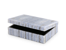 [ORNX3419] Ornamental Blue Lace Agate Gembox 150x100mm 