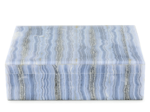 [ORNX3422] Ornamental Blue Lace Agate Gembox 200x150mm 