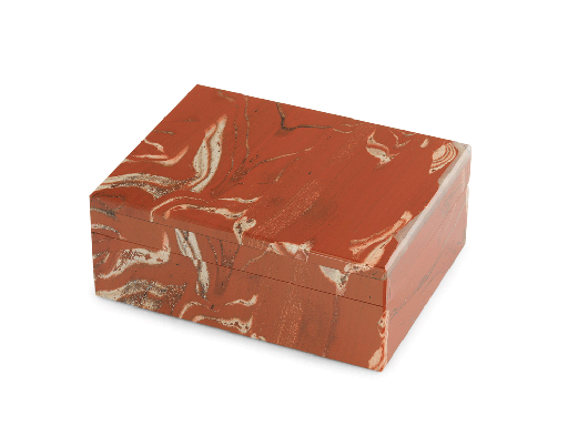 [ORNX3456] Ornamental Red Jasper 100x80mm Gem box