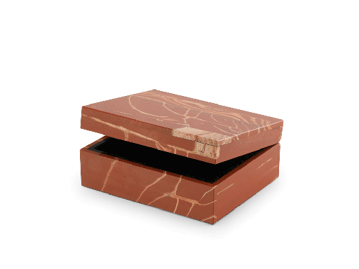 [ORNX3457] Ornamental Red Jasper 100x80mm Gem box