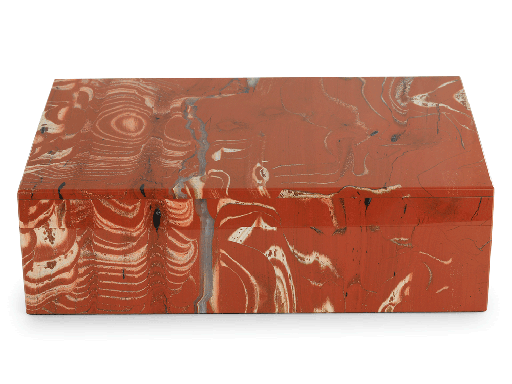 [ORNX3467] Ornamental Red Jasper 200x150mm Gem box
