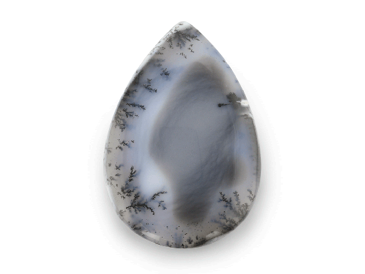 [ORNX3503] Dendritic Agate 38x35mm Pear Shape