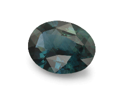 [SPAX3713] Sapphire Madagascan Teal Parti 9.1x7.2mm Oval 