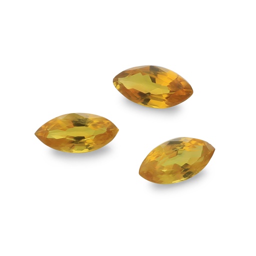 [SYS3230] Yellow Sapphire 6x3mm Marquise Set of 3