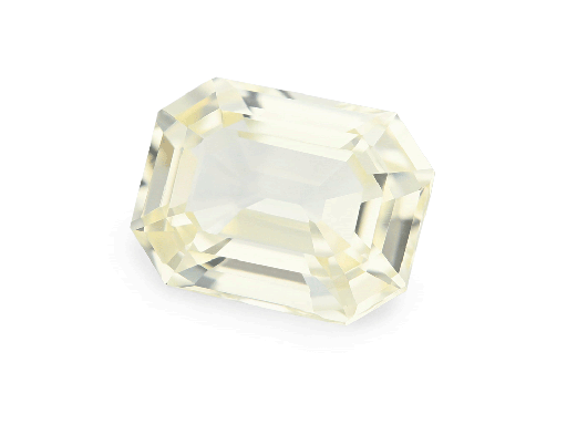 [SYX3097] Yellow Sapphire 9.4x7.2mm Emerald Cut Light