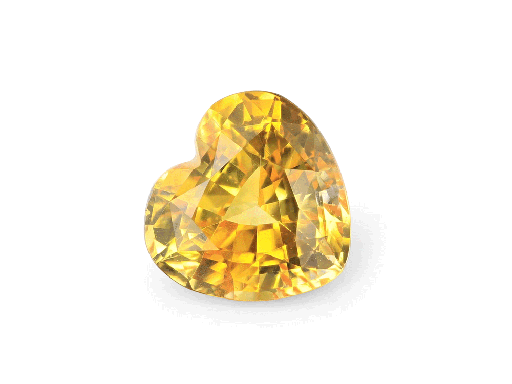 [SYX3105] Ceylon Yellow Sapphire 5.80mm Heart Shape