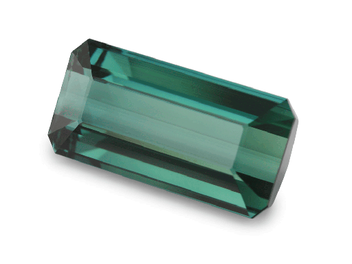 [TUX3247] Tourmaline 20.7x10.4mm Fancy Emerald Cut Green Blue