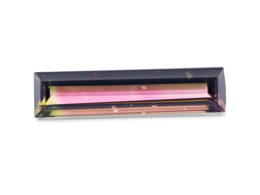 [TUX3296] Tourmaline 19.7x4.5mm Baguette Pink Green