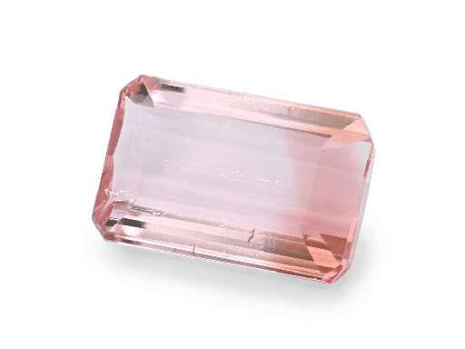 [TUX3359] Tourmaline Bi-Colour Pink 12.65x8.3mm Emerald Cut 
