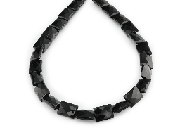 [BEADJ20318] [BEADJ20318] Beads Onyx 16x12mm Rectangle Fac 