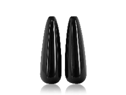 [XBRIP-2508] Onyx Drop Polished 25x8mm Pair 