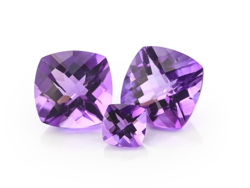 Amethyst Mid-Strong - Square Cushion Chequerboard