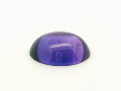 [AMCJ20075] Synthetic Sapphire 24x18mm Oval Cabochon German Cut Purple