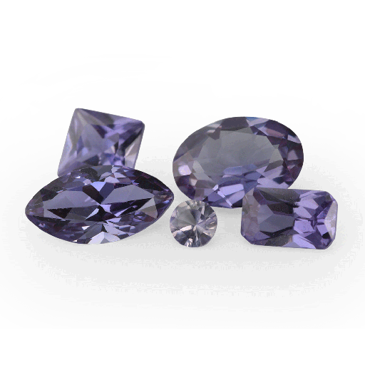 [AXJ20028] Synthetic Alexandrite Corundum 14x12mm Oval Buff Top German Cut
