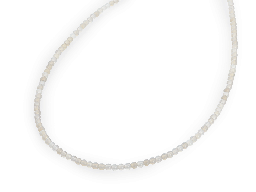 [BEADJ1274] Grey Agate 3mm Round Polished Strand 