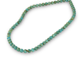 [BEADJ3086] [BEADJ3086] Turquoise Campitos 6mm Round 