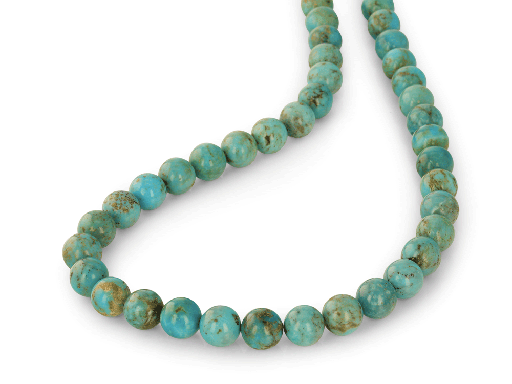 [BEADJ3088] Turquoise Campitos 10mm Round