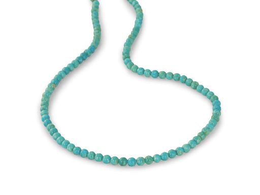 [BEADJ3090] Turquoise Mexican 4mm Round
