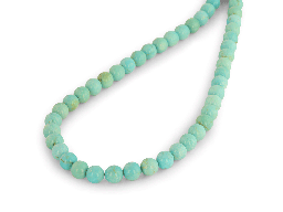 [BEADJ3092] [BEADJ3092] Turquoise Number Eight 8mm Round - BEADJ3092