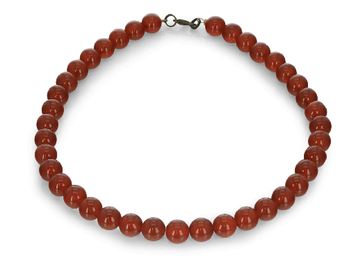 [BEADX3007] Carnelian Faceted Round 14mm & 16mm Strand