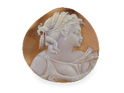 [CAMX3011] Cameo 55.5x54mm Lady's head 