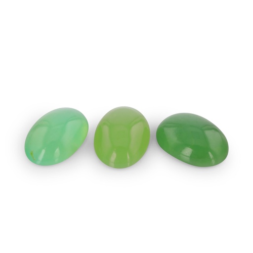 [CPJ1052] Chrysoprase 7x5mm Oval Cabochon Mid Quality 