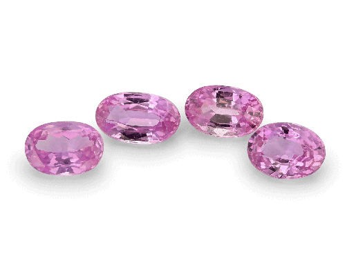 [KJ20026] Pink Sapphire 5.5x3.5mm Oval