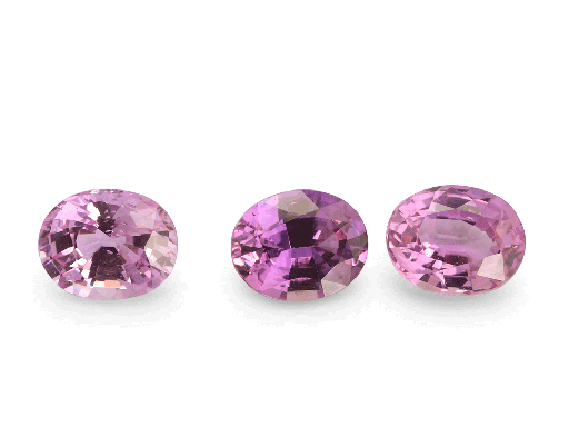 [KV10504] Pink Sapphire 5x4mm Oval Mid Pink