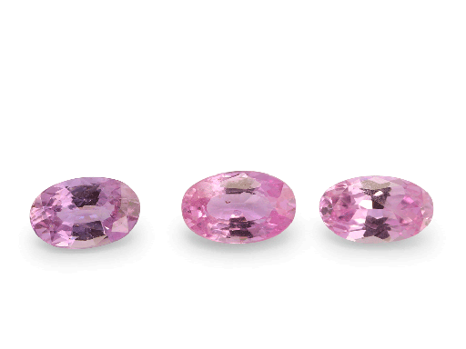 [KV20503] Pink Sapphire 5x3mm Oval Light Pink 