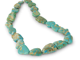 [BEADX3167] [BEADX3167] Turquoise Campitos 17-28mm Nuggets 