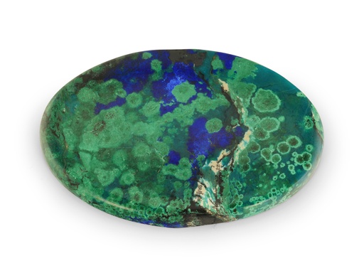 [ORNX3192] Bisbee Azurite & Malachite 39.5x26.50mm Oval 