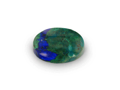 [ORNX3294] Bisbee Azurite & Malachite 17.8x12.25mm Oval 