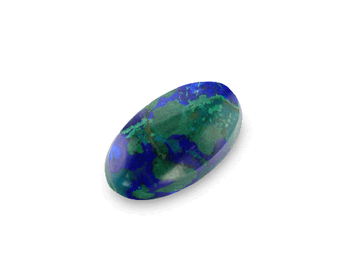 [ORNX3329] Bisbee Azurite & Malachite 19x11mm Oval 