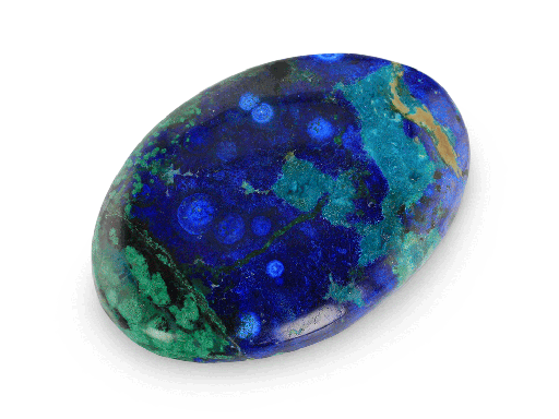 [ORNX3361] Bisbee Azurite & Malachite 37x25mm Oval - ORNX3361