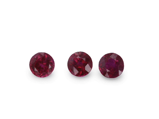 [RR10325R] Ruby 3.25mm Round Good Red 
