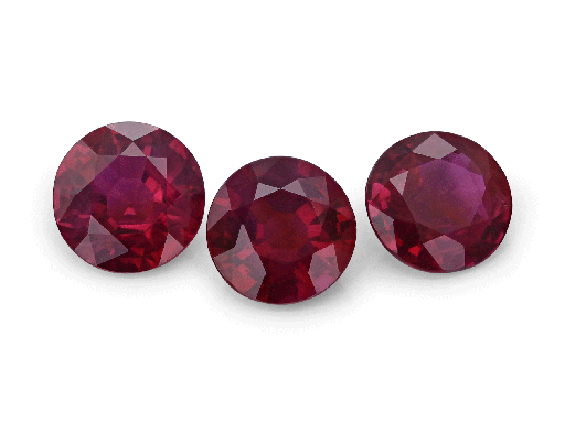 [RR1045R] Ruby 4.5mm Round Good Red 