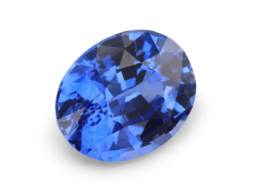 [SCX3392] Ceylon Sapphire 11.2x9mm Oval Mid Blue